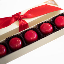 Load image into Gallery viewer, 5 piece box of Cherry Almond Truffles (Case of 6)
